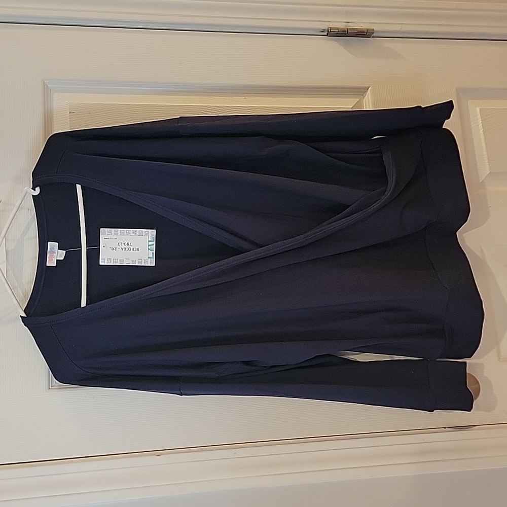 LulaRoe 2x Rebecca (Navy)